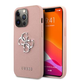 Futrola Guess Saffiano Big - iPhone 13 Pro roza (GUHCP13LSA4GSPI).