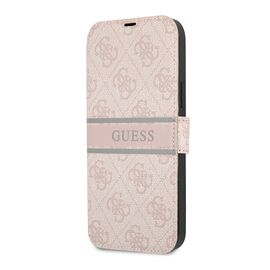 Futrola Guess Stripe Bk Pu - iPhone 13 roze (GUBKP13M4GDPI).