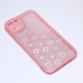 Futrola Heart Color IMD - iPhone 14 Plus roze.
