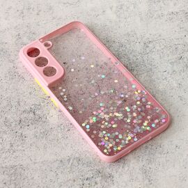 Futrola Frame Glitter - Samsung G901B Galaxy S22 roze.
