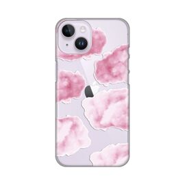 Silikonska futrola PRINT Skin - iPhone 14 Pink Clouds.