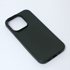 Silikonska futrola Skin - iPhone 14 Pro mat crna.
