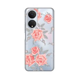 Silikonska futrola PRINT Skin - Huawei Honor X7 Elegant Roses.