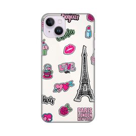 Silikonska futrola PRINT Skin - iPhone 14 Plus Love Paris.