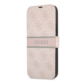 Futrola Guess Stripe Bk Pu - iPhone 13 Pro roze (GUBKP13L4GDPI).