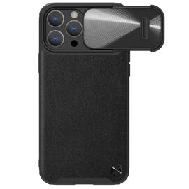 Futrola Nillkin CamShield Leather S - iPhone 14 Pro crna.