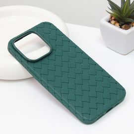 Futrola Weave case - iPhone 14 Pro zelena.