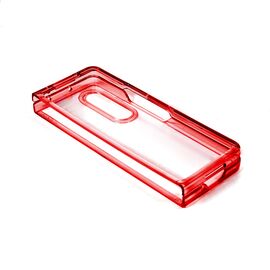 Futrola providna TPU - Samsung Galaxy Z Fold 3 5G crvena.