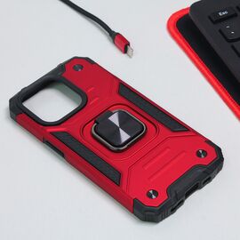 Futrola Hard Border Ring - iPhone 14 Pro crvena.