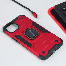 Futrola Hard Border Ring - iPhone 14 crvena.