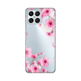 Silikonska futrola PRINT Skin - Huawei Honor X8 Rose flowers.