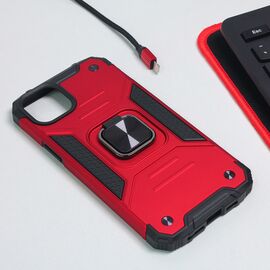 Futrola Hard Border Ring - iPhone 14 Plus crvena.