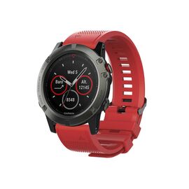 Narukvica sporty - Garmin Fenix 3/5X/6X smart watch 26mm tamno crvena.