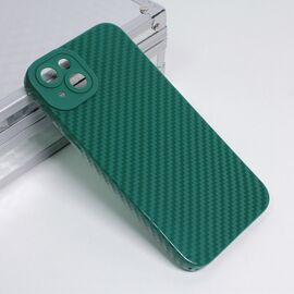 Futrola Silikon Line - iPhone 14 Plus tamno zelena.