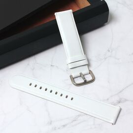 Narukvica kozna - smart watch Samsung 4, 5 20mm bela.
