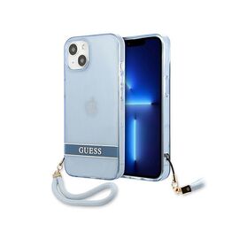 Futrola Guess Hc PC/TPU Translucent - iPhone 13 Mini plava(GUHCP13SHTSGSB).