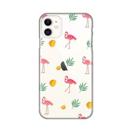 Silikonska futrola PRINT Skin - iPhone 11 6.1 Flamingos.