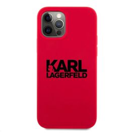 Futrola Karl Lagerfeld Hc Silicone Stack Logo - iPhone 12/12 Pro 6.1 crvena (KLHCP12MSLKLRE).