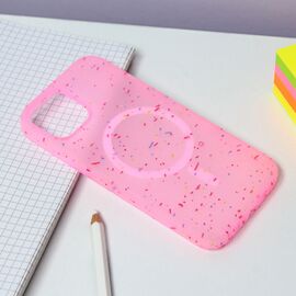Futrola Colorful Magsafe - iPhone 14 roze.