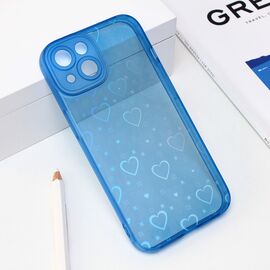 Futrola Heart Color IMD - iPhone 14 plava.