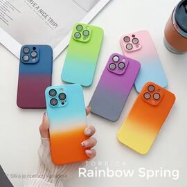 Futrola Rainbow Spring - iPhone 14 Pro ljubicasto siva.