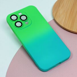 Futrola Rainbow Spring - iPhone 14 Pro zeleno svetlo plava.