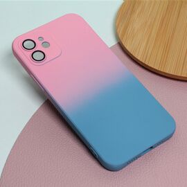 Futrola Rainbow Spring - iPhone 12 6.1 roze plava.