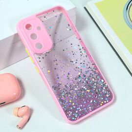 Futrola Frame Glitter - Samsung A546B Galaxy A54 5G roze.