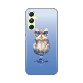 Silikonska futrola PRINT - Samsung A546B Galaxy A54 5G Funny Cat.
