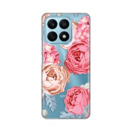 Silikonska futrola PRINT Skin - Huawei Honor X8a Pink Flower.