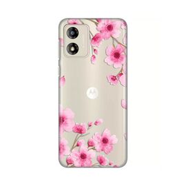 Silikonska futrola PRINT Skin - Motorola Moto E13 Rose flowers.
