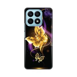 Silikonska futrola PRINT Skin - Huawei Honor X8a Golden butterfly.