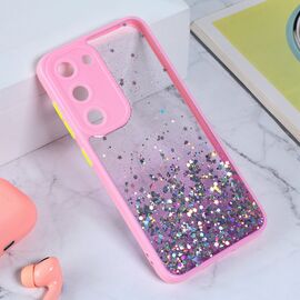 Futrola Frame Glitter - Samsung S911B Galaxy S23 roze.