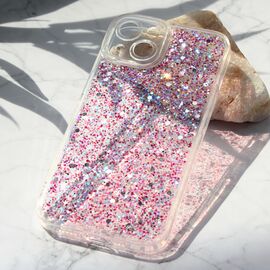 Futrola Glitter - iPhone 14 ljubicasta.