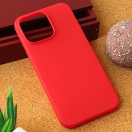 Silikonska futrola Teracell Giulietta - iPhone 15 Pro Max 6.7 mat crvena.