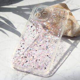 Futrola Glitter - iPhone 12 6.1 roze.