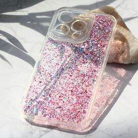 Futrola Glitter - iPhone 14 Pro ljubicasta.