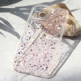 Futrola Glitter - iPhone 14 roze.