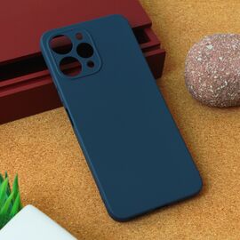Silikonska futrola Teracell Giulietta - Xiaomi Redmi 12 mat tamno plava.