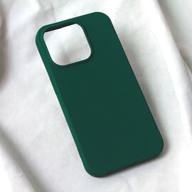 Futrola Teracell Soft Velvet - iPhone 15 Pro 6.1 tamno zelena.