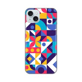 Silikonska futrola PRINT Skin - iPhone 15 Plus Colorful Mosaic.