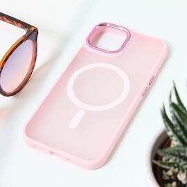 Futrola Magsafe colorful - iPhone 14 roze.