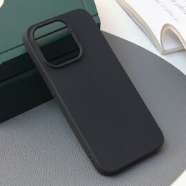 Silikonska futrola Skin - iPhone 15 Pro 6.1 mat crna.