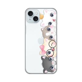 Silikonska futrola PRINT Skin - iPhone 15 Plus Cats.