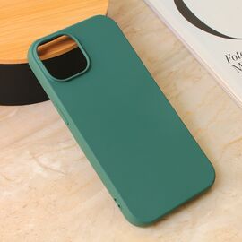 Silikonska futrola Teracell Giulietta - iPhone 15 mat zelena.
