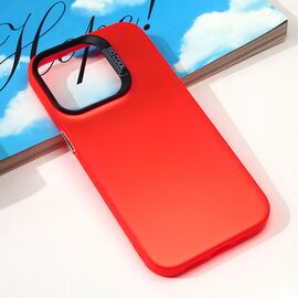 Futrola providna - iPhone 15 Pro 6.1 crvena.