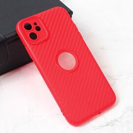 Futrola Carbon Stripe - iPhone 11 6.1 crvena.