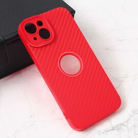 Futrola Carbon Stripe - iPhone 15 crvena.