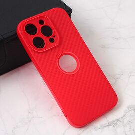 Futrola Carbon Stripe - iPhone 14 Pro crvena.