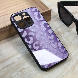 Futrola Shiny glass - iPhone 14 Pro ljubicasta.